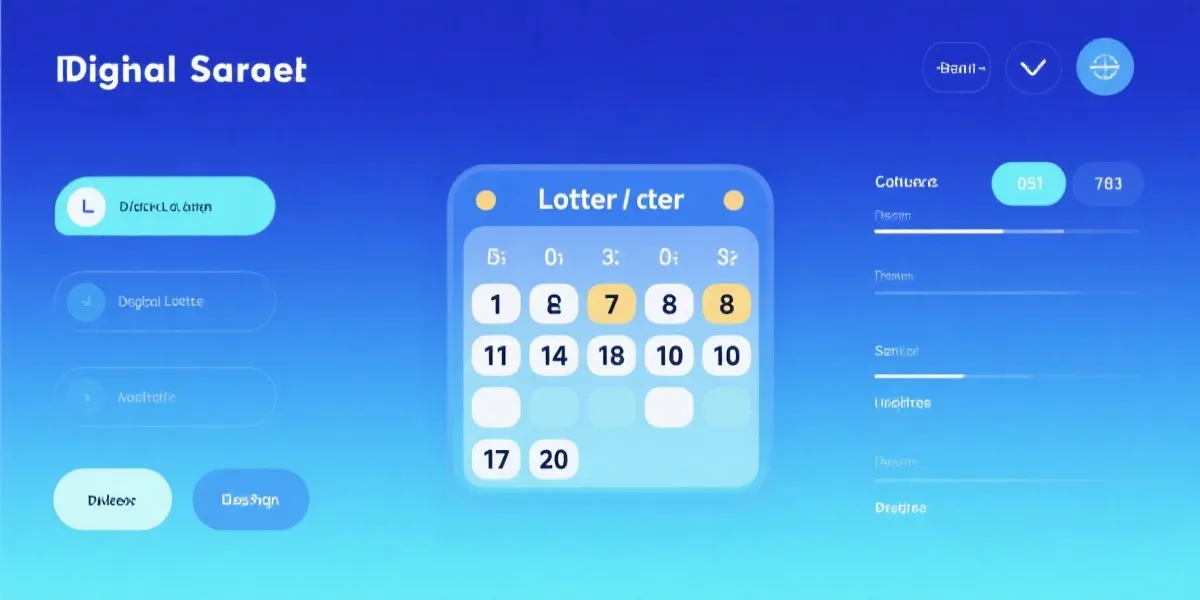 中国体育彩票开奖数据看板示意图